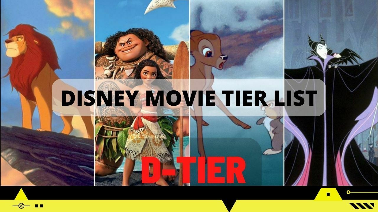Disney movie tier list