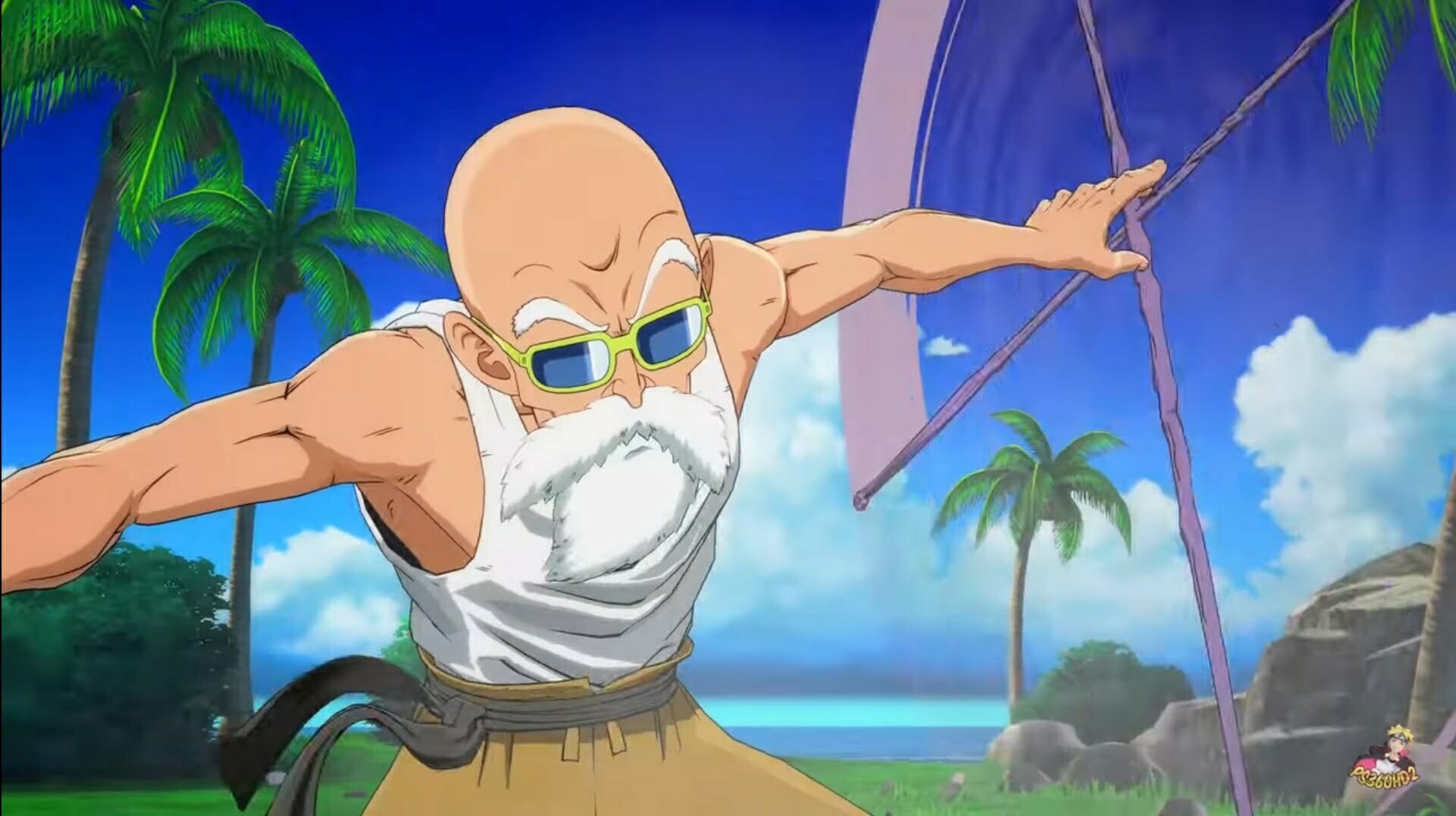 Master Roshi in Dragon ball fighterz 