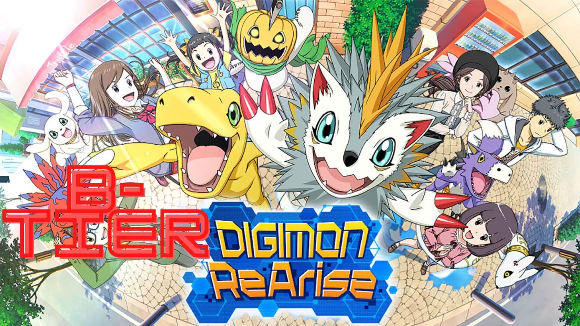 Average characters ranked in Digimon rearise