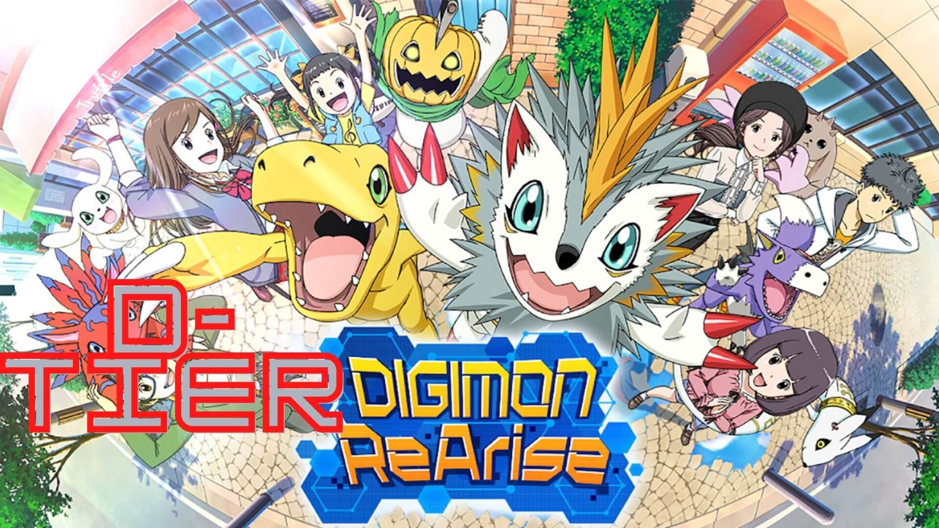 low level characters ranked in Digimon rearise