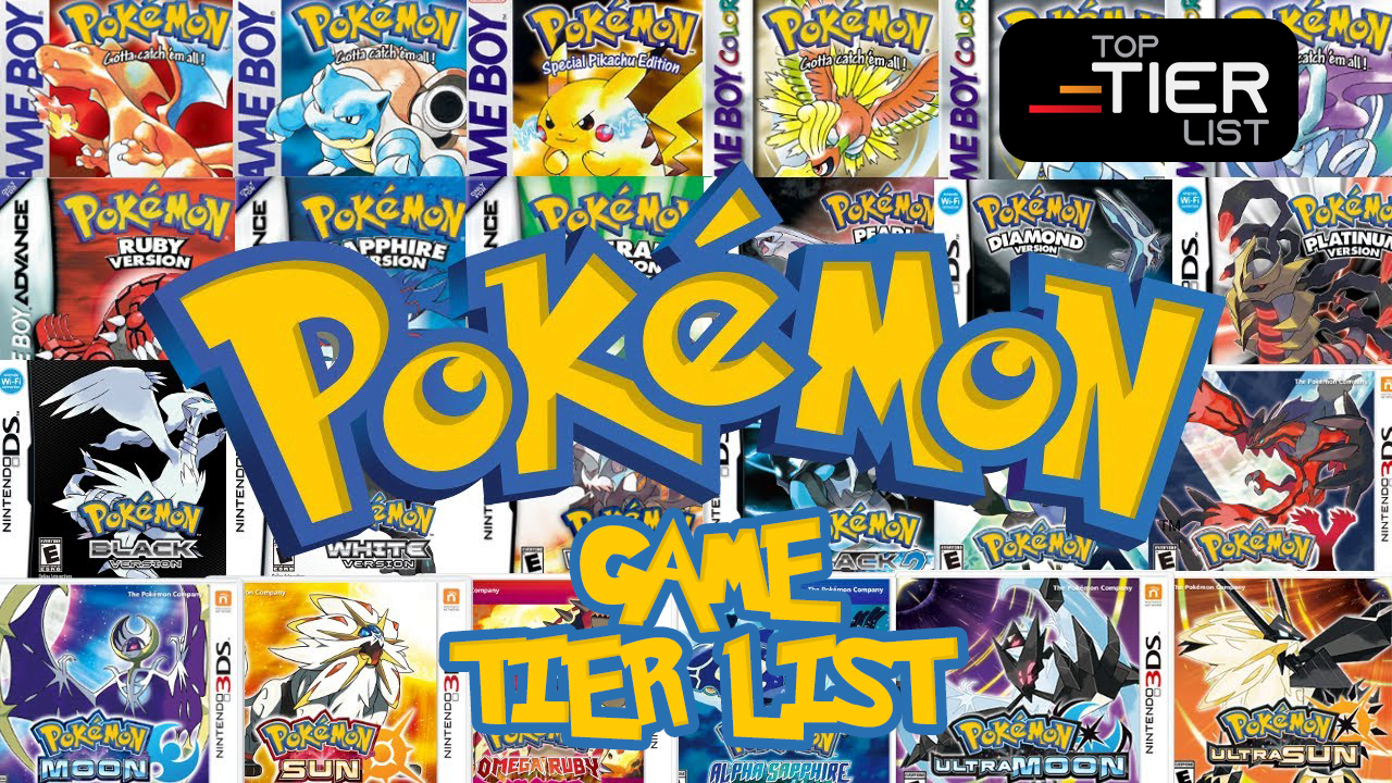 Main Pokemon Games Tier List! #pokemon #ranking #top10 #tierlist #gami, Pokemon