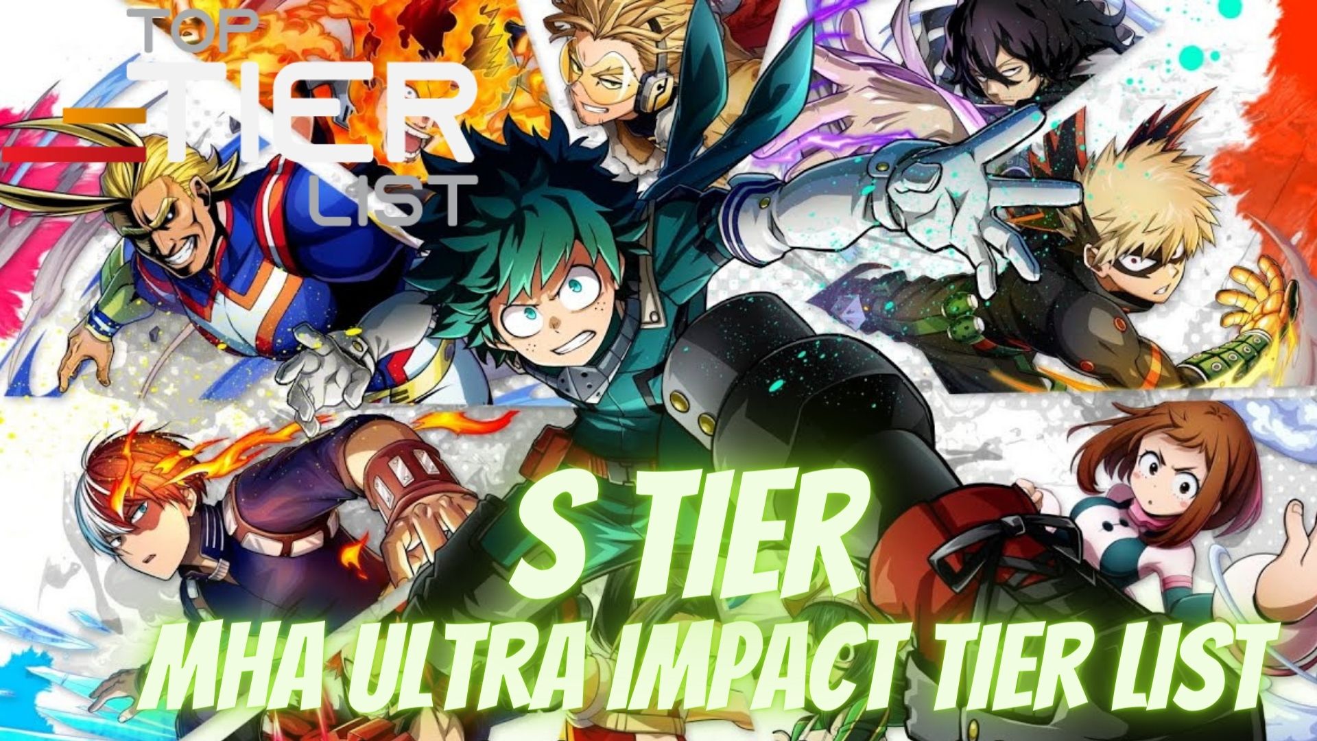 Best characters of MHA Ultra impact tier list