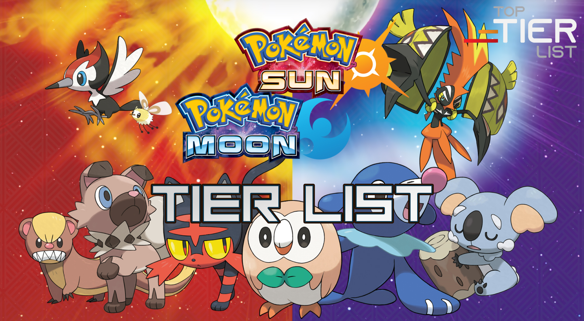 Sun / Moon In-Game Tier List