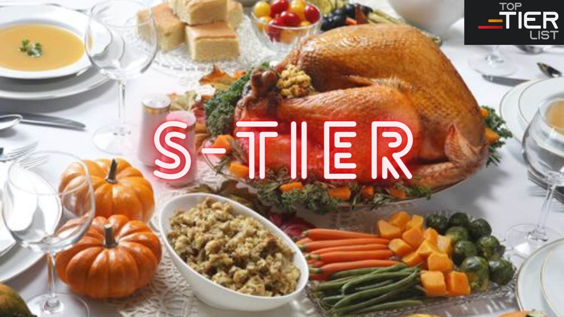 thanksgiving food tier list