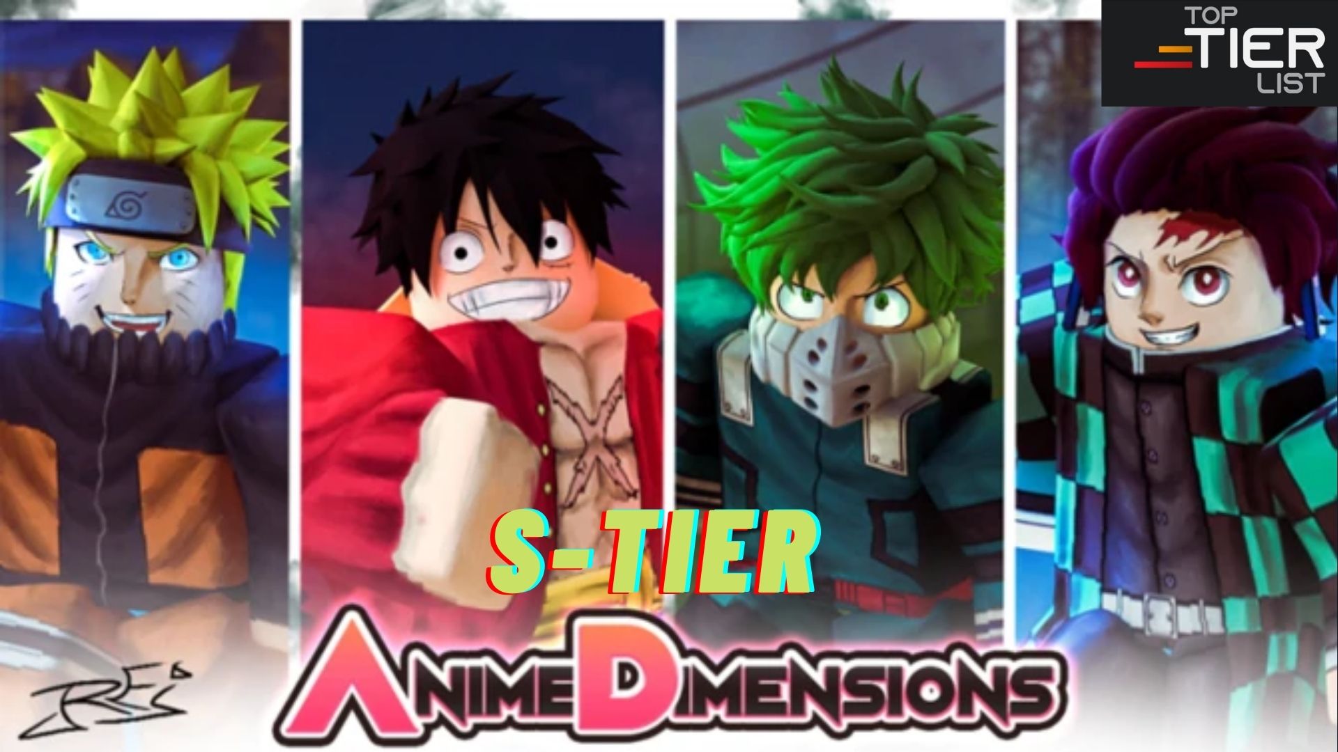 Anime Dimension Tier List