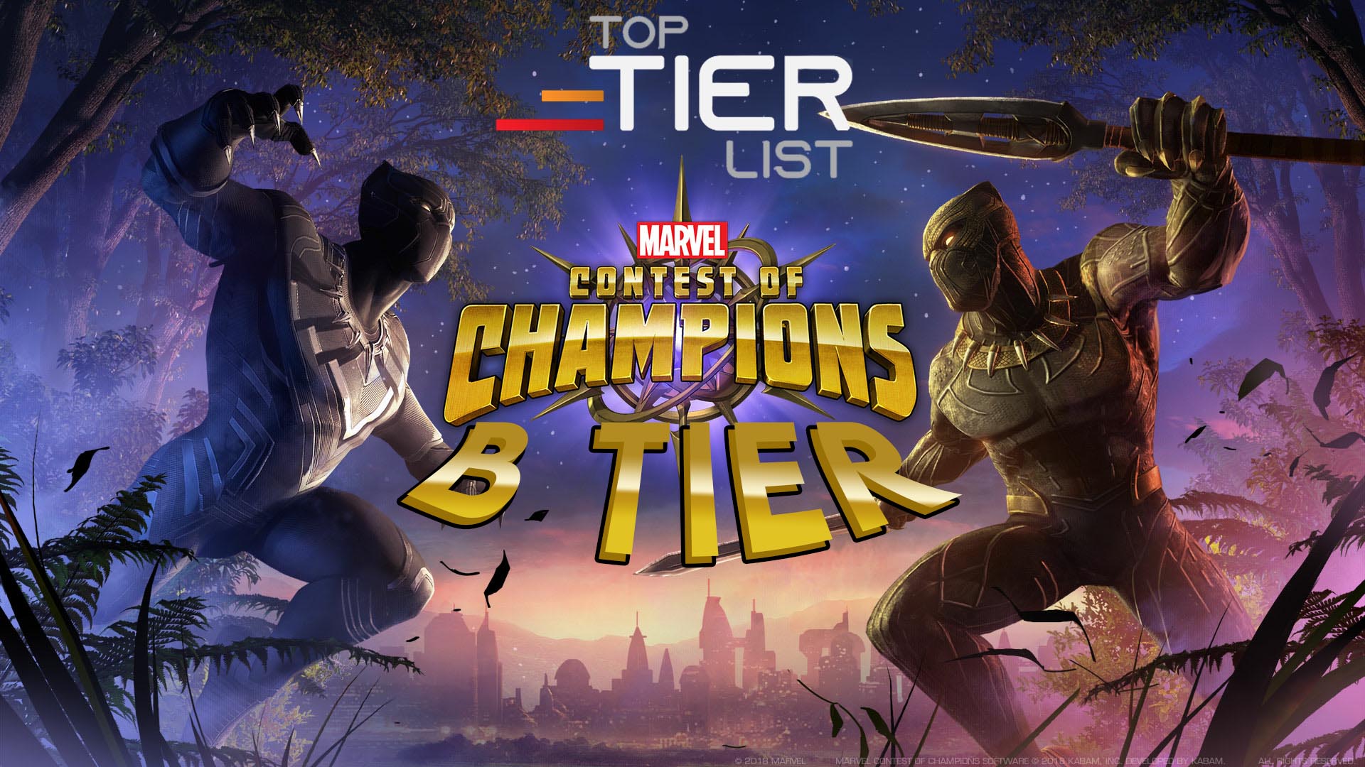 Average Champions of the Marvel Contest of Champions Tier List