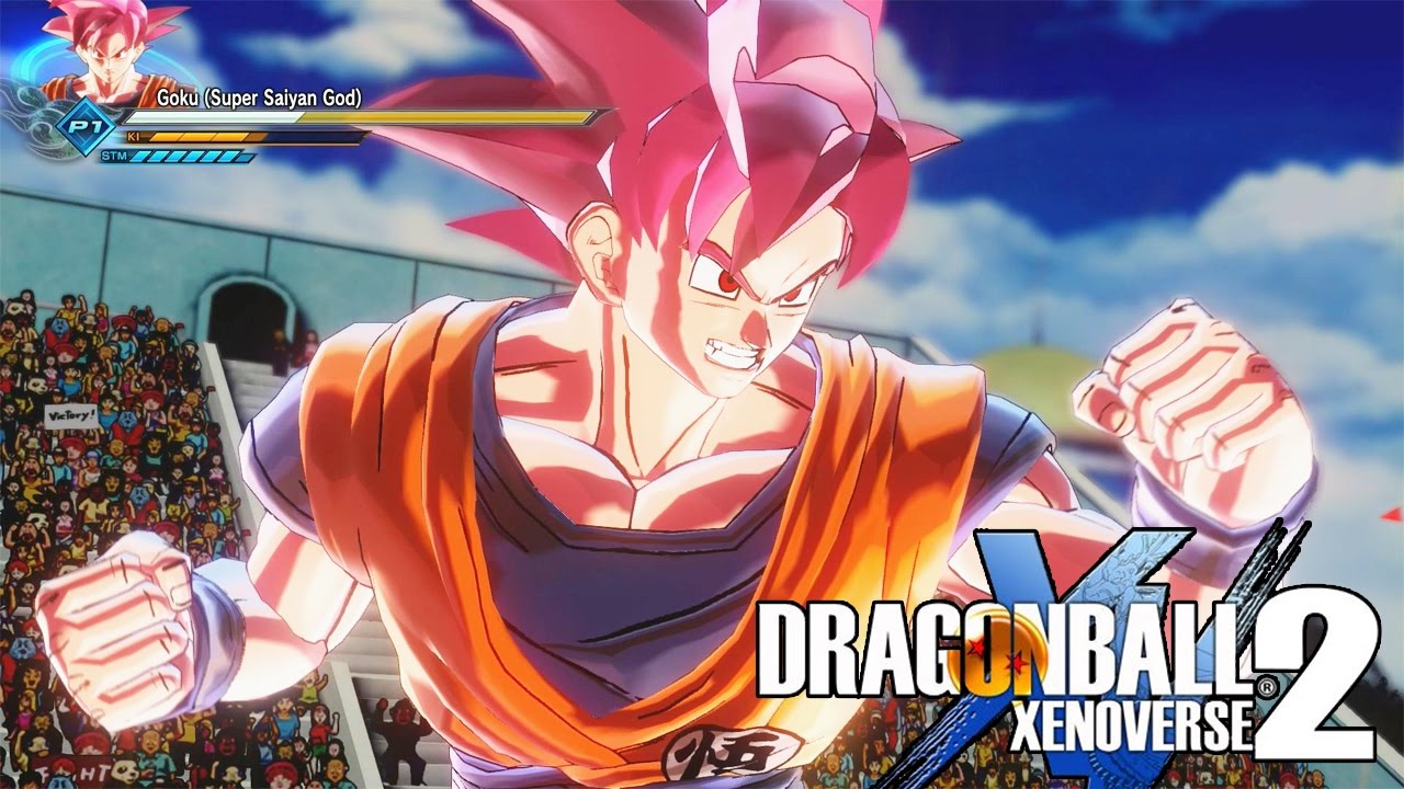 Goku (Super Saiyan God) in Xenoverse