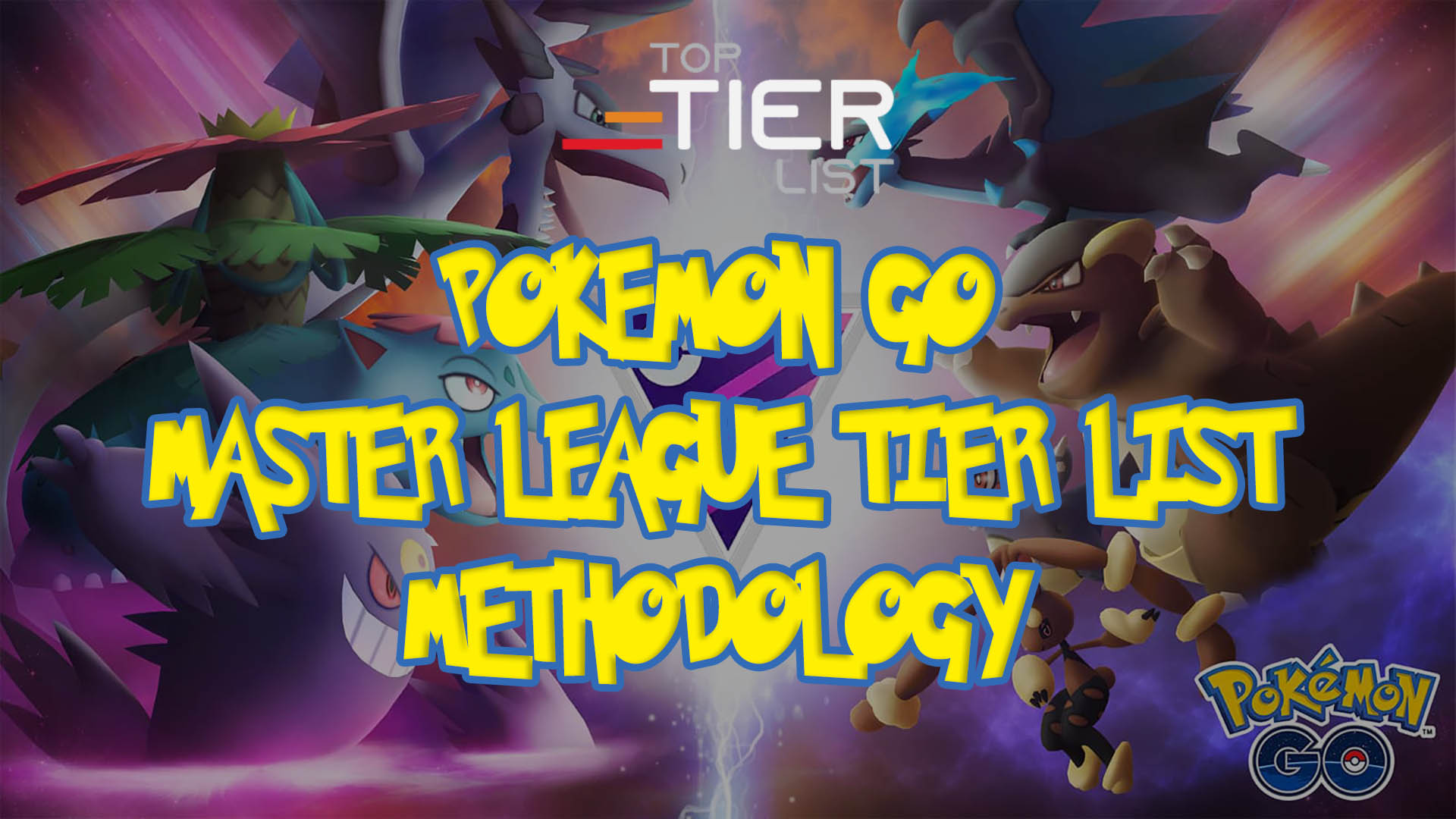 Pokemon GO Master League Tier List Ranking Procedure