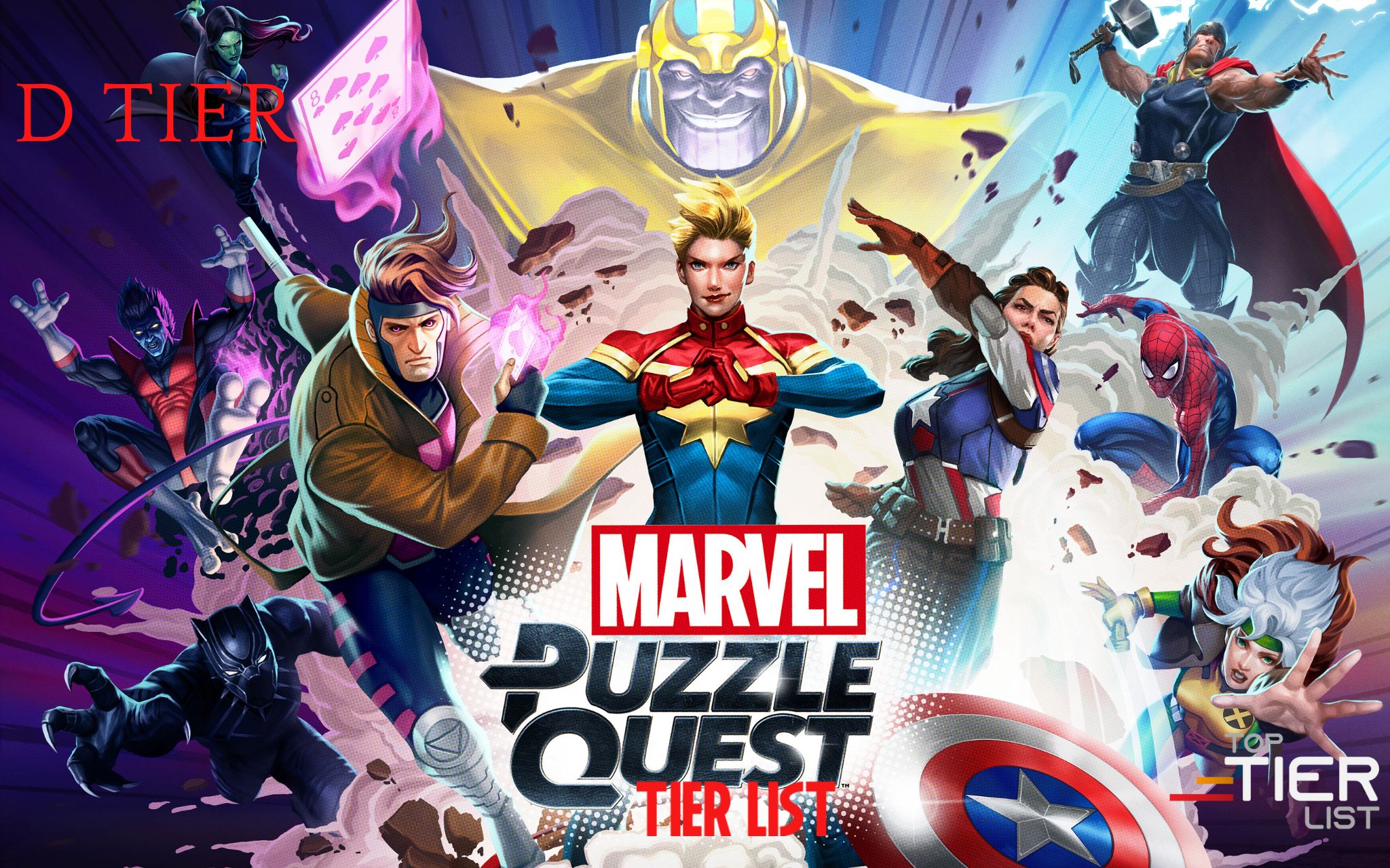 Worst characters from Marvel Puzzle Quest