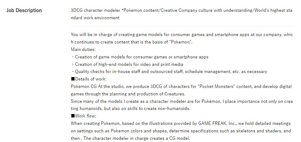 Nintendo's Creatures Company