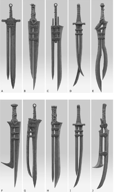 The Nhaga Eater Weapon Designs